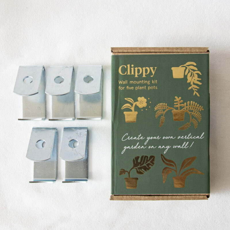 Clippy - Wandmontage Kit voor 5 bloempotten